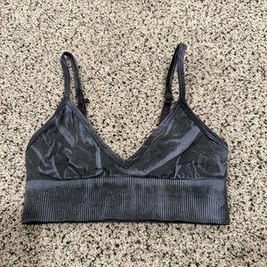 gray size 2 lululemon Ebb to Street Bra